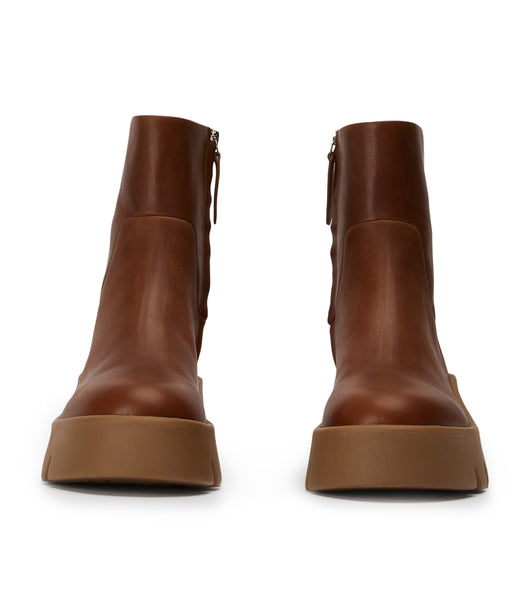 Brown Tony Bianco Rumble Cognac 5.5cm Ankle Boots | YUSGT98581