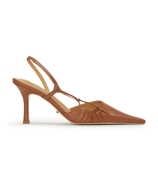 Brown Tony Bianco Sakai Tan Capretto 8cm Event Heels | PUSER18025