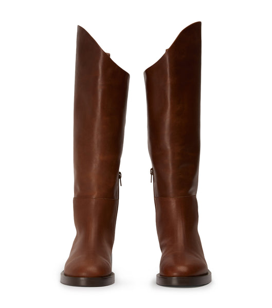 Brown Tony Bianco Tyler Cognac 4cm Knee High Boots | XUSBH13677