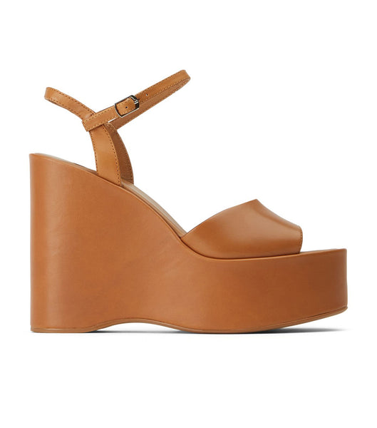 Brown Tony Bianco Vanity Tan Como 13cm Wedges | YUSGT49329