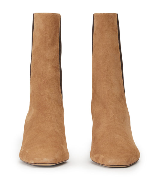 Brown Tony Bianco Verona Butterscotch Suede 5cm Ankle Boots | USIIZ38112