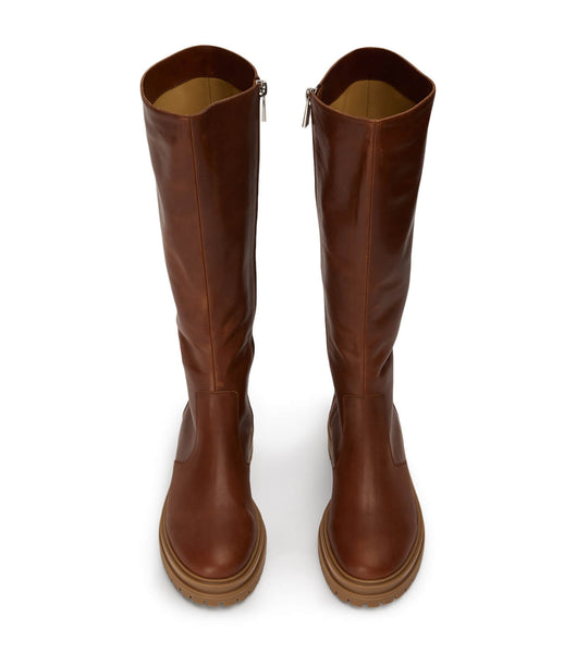 Brown Tony Bianco Wanda Cognac 4.5cm Knee High Boots | USQCS80959