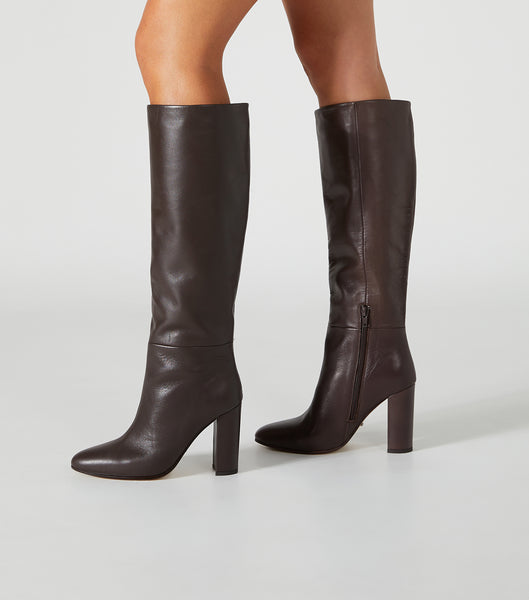 Chocolate Tony Bianco Boss Choc Como 9.5cm Heeled Boots | EUSVG13129