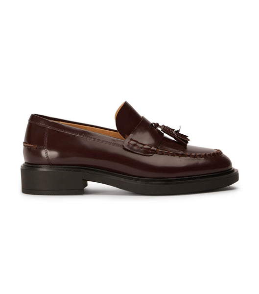 Chocolate Tony Bianco Colt Vino Hi Shine 4.5cm Loafers | QUSUV61818