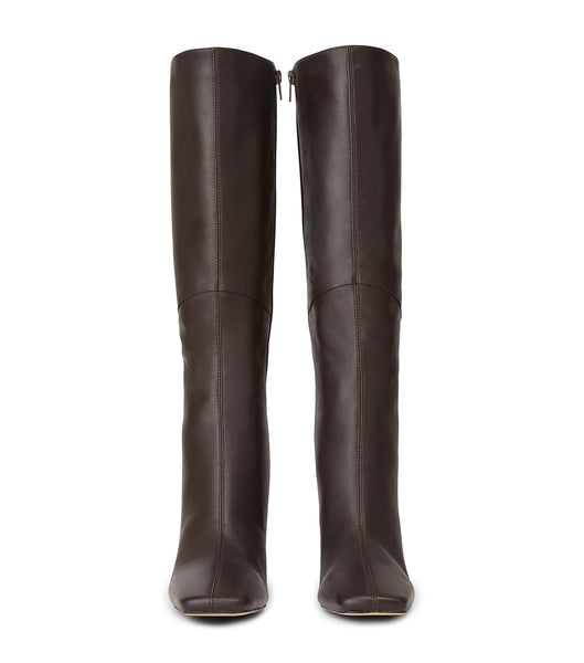 Chocolate Tony Bianco Fantasy Chocolate Nappa 8cm Heeled Boots | USJZR23245