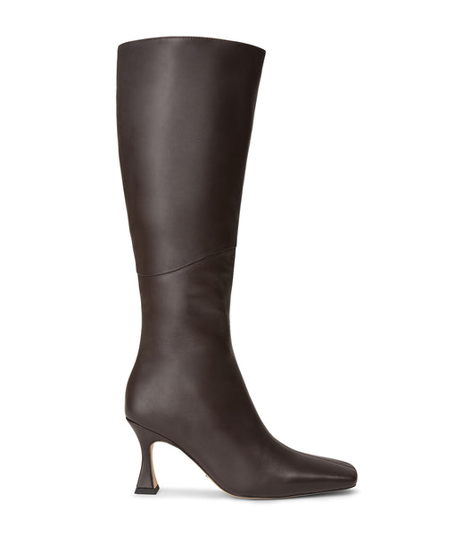 Chocolate Tony Bianco Fantasy Chocolate Nappa 8cm Heeled Boots | USJZR23245