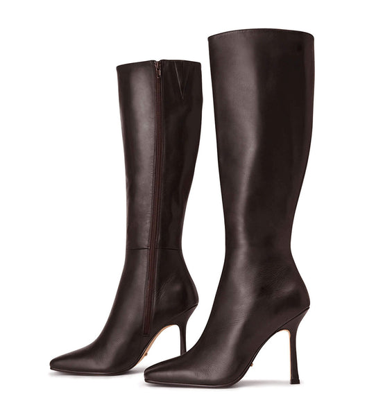 Chocolate Tony Bianco Havana Chocolate Nappa 10.5cm Heeled Boots | AUSWC73494