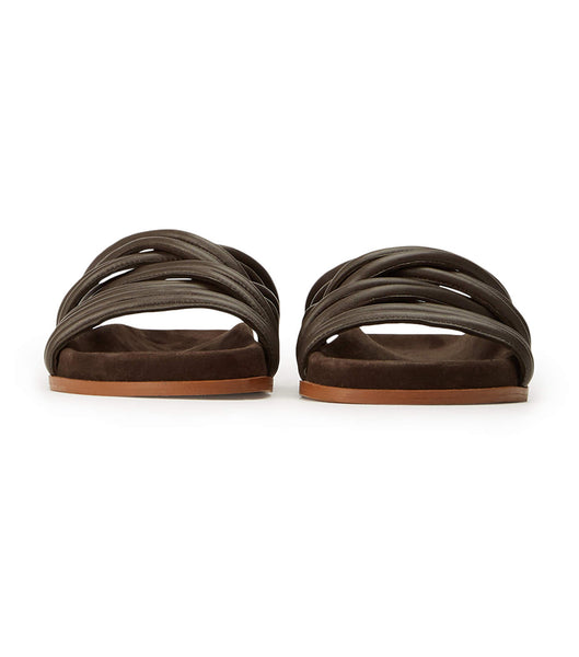 Chocolate Tony Bianco Loki Chocolate Nappa Sandals | USQAV90788