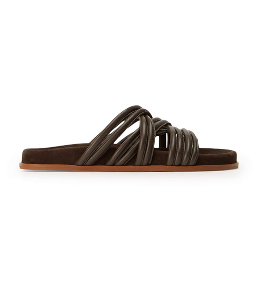 Chocolate Tony Bianco Loki Chocolate Nappa Sandals | USQAV90788