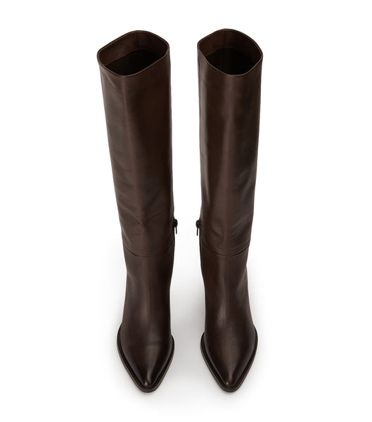 Chocolate Tony Bianco Peppe Choc Como 7.5cm Knee High Boots | USXBR91526