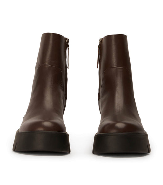 Chocolate Tony Bianco Rumble Choc Como 5.5cm Combat Boots | GUSUC98237