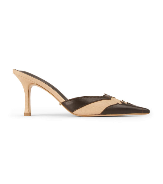 Chocolate Tony Bianco Shuga Beech/Chocolate 8cm Court Shoes | DUSVO66092