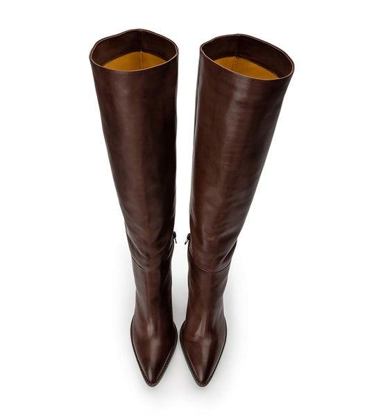 Chocolate Tony Bianco Skyla Choc Como 9cm Knee High Boots | MUSHR25042