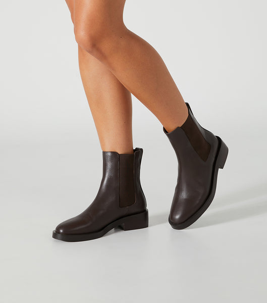 Chocolate Tony Bianco Tango Choc Como 4cm Ankle Boots | PUSQX86708