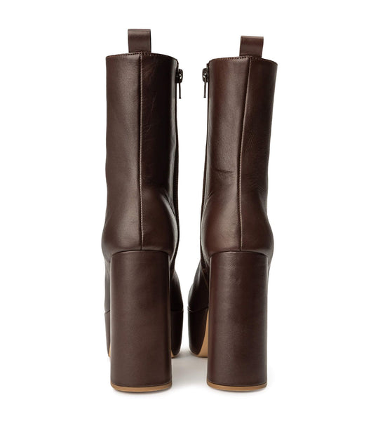 Chocolate Tony Bianco Tyra Choc Como 12cm Platform Boots | MUSHR66478