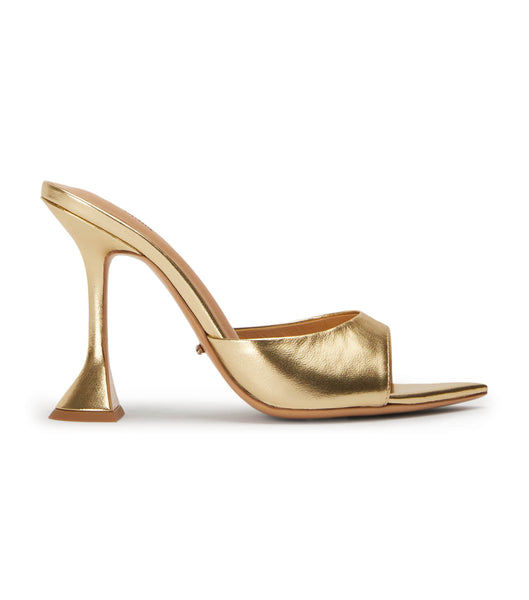 Gold / Metal Tony Bianco Marcel Gold Nappa Metallic 10.5cm Bridal Heels | LUSSX20122