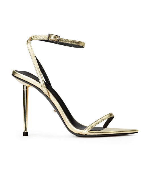 Gold / Metal Tony Bianco Myra Gold Nappa Metallic 10.5cm Stiletto Heels | PUSER22215