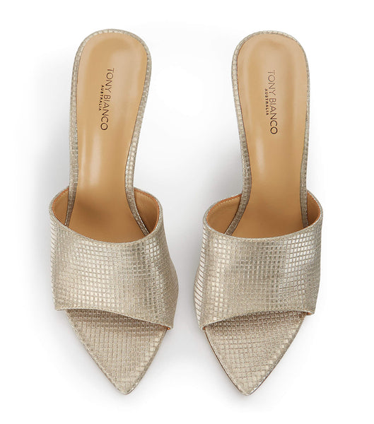 Gold Tony Bianco Marley Gold Aura 10.5cm Bridal Heels | GUSEC13479