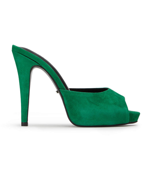 Green Tony Bianco Love Jade Suede 12cm Stiletto Heels | XUSGW49659