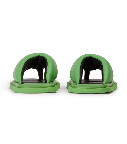 Green Tony Bianco Nikki Acid Green Slides | USDYB96710