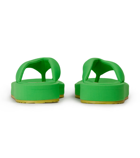 Green Tony Bianco Paris Neon 3.5cm Sandals | DUSKV70260