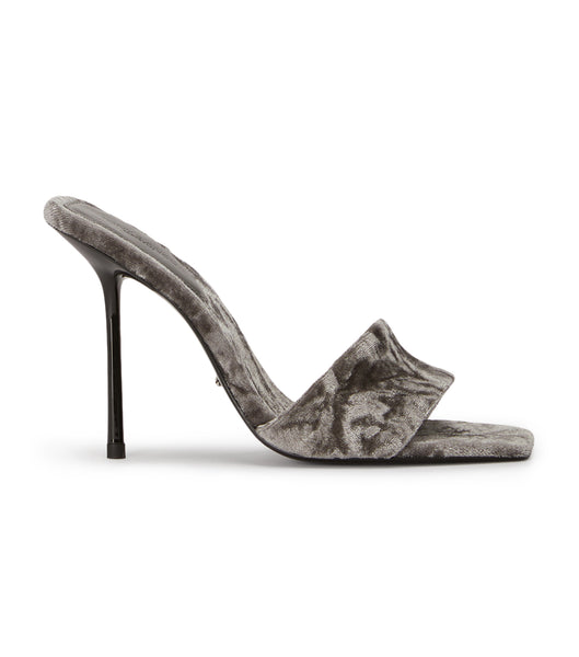 Grey Tony Bianco Natalie Smoke Crush 10.5cm Event Heels | BUSSD51635