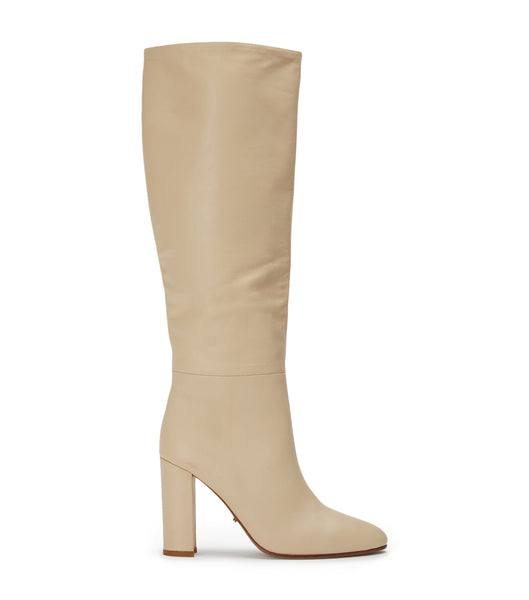 Light Yellow Tony Bianco Boss Vanilla Venice 9.5cm Mid Calf Boots | UUSTG92126