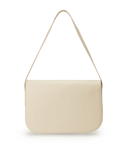 Light Yellow Tony Bianco Cecil Vanilla Leather Shoulder Bag Accessories | UUSTG24100