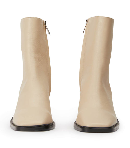 Light Yellow Tony Bianco Dream Vanilla Venice 7.5cm Ankle Boots | ZUSMJ17495