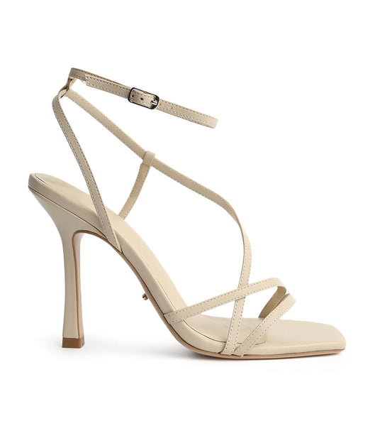 Light Yellow Tony Bianco Franci Vanilla Sheep Nappa 10.5cm Bridal Heels | TUSWZ96375