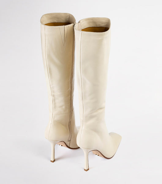 Light Yellow Tony Bianco Havana Vanilla Nappa 10.5cm Knee High Boots | USXMI44182