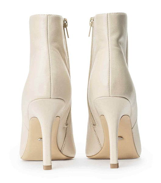 Light Yellow Tony Bianco Keanu Vanilla Nappa 9.5cm Heeled Boots | AUSWC67943