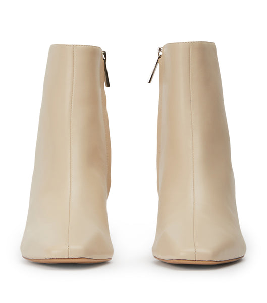 Light Yellow Tony Bianco Vicci Vanilla Nappa 5cm Ankle Boots | YUSGT65590