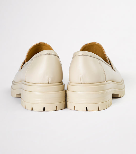 Light Yellow Tony Bianco Wiz Vanilla Capretto 4.5cm Loafers | FUSHY25135