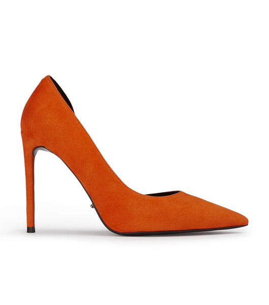 Orange Tony Bianco Alyx Aperol Suede 10.5cm Stiletto Heels | USJVR83721