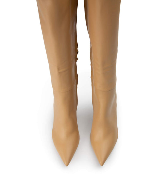 Orange Tony Bianco Apollo Honey Nappa 10.5cm Knee High Boots | PUSQX68069