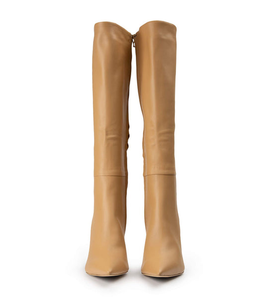 Orange Tony Bianco Apollo Honey Nappa 10.5cm Knee High Boots | PUSQX68069