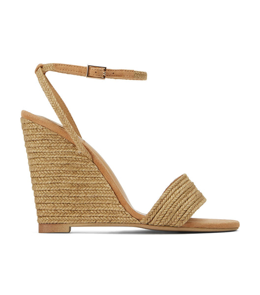 Orange Tony Bianco Gizmo Honey Jute 11cm Wedges | XUSGW33571