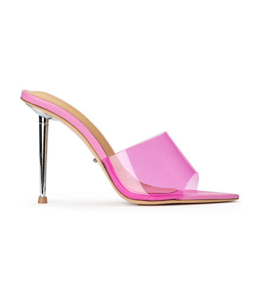 Pink / Pink Tony Bianco Mylo Pink Vinylite/Pink 10.5cm Stiletto Heels | QUSWA85421