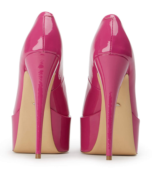 Pink Tony Bianco Jolee Berry Patent 15cm Stiletto Heels | AUSDF11810