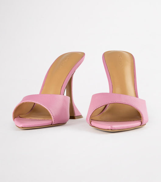 Pink Tony Bianco Marcel Musk Nappa 10.5cm Event Heels | YUSGT81272