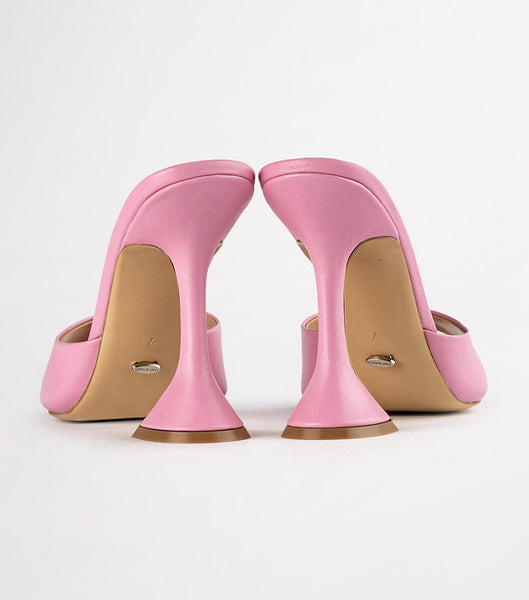 Pink Tony Bianco Marcel Musk Nappa 10.5cm Event Heels | YUSGT81272