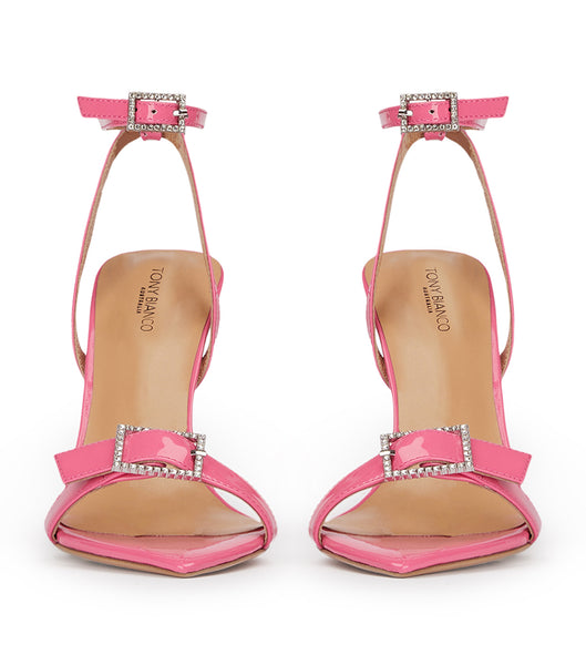 Pink Tony Bianco Mopsy Flamingo Patent 10.5cm Stiletto Heels | USCIF53888