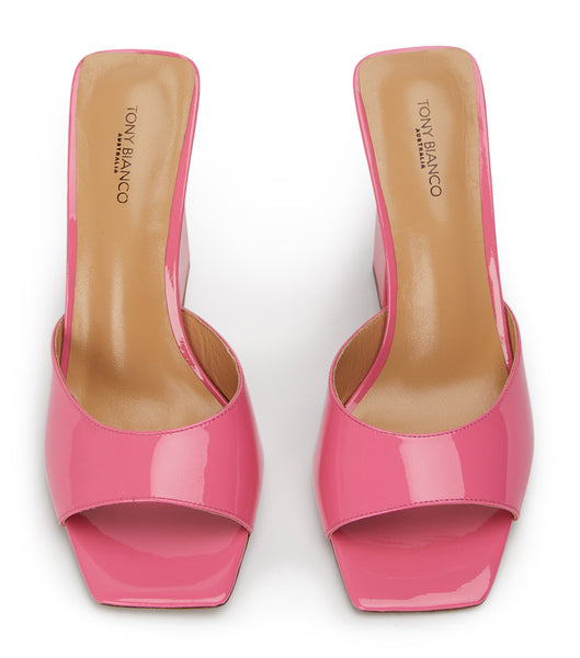 Pink Tony Bianco Naja Flamingo Patent 10.5cm Event Heels | USICD62127