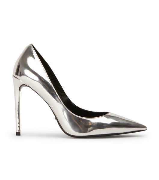 Silver Tony Bianco Anja Silver Shine 10.5cm Court Shoes | USDYB39931