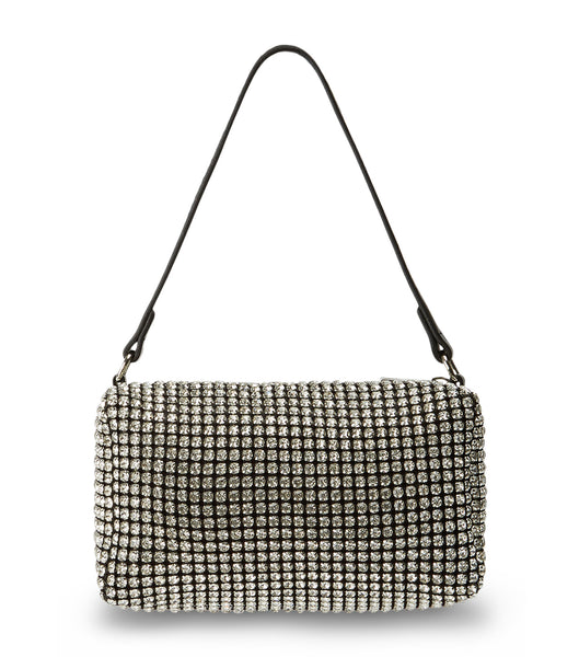 Silver Tony Bianco Moma Clear Crystal Mini Handbags Accessories | PUSQX65247