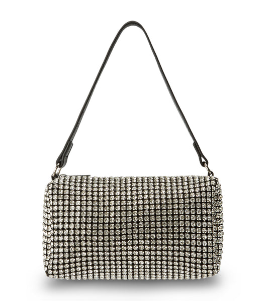 Silver Tony Bianco Moma Clear Crystal Mini Handbags Accessories | PUSQX65247