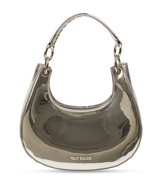 Silver Tony Bianco Talia Silver Shine Mini Handbags Accessories | USIIZ81043