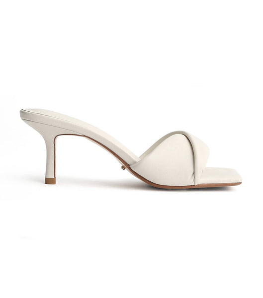 White Tony Bianco Alexa Dove Nappa 6.5cm Low Heels | USDYB24454