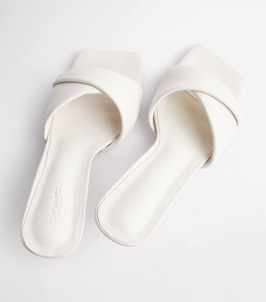 White Tony Bianco Alexa Dove Nappa 6.5cm Bridal Heels | YUSVQ40913